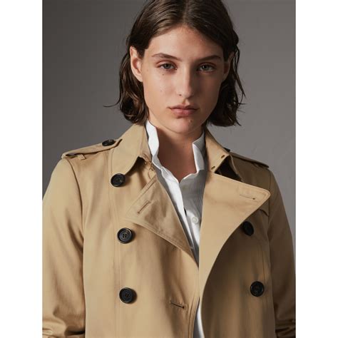 burberry sandringham trench honey|Burberry trench jacket.